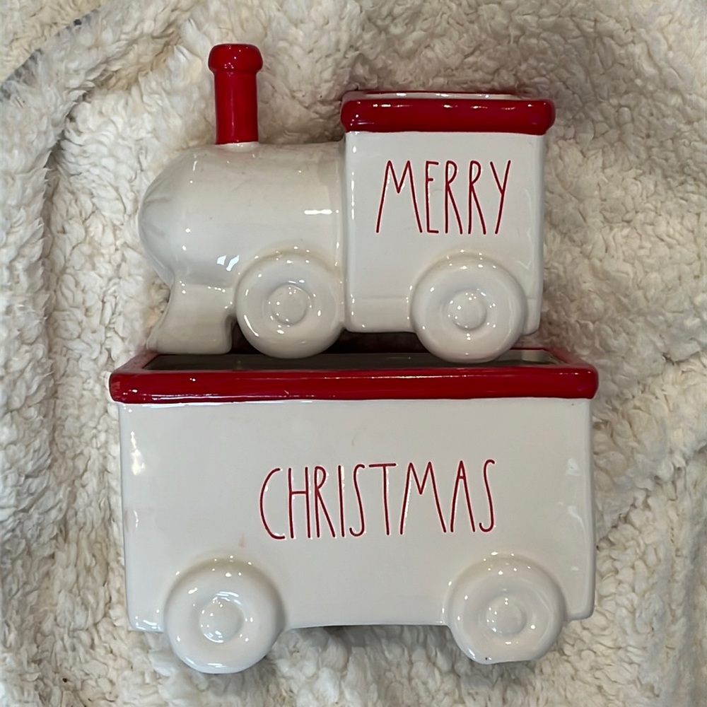 - Rae Dunn Merry Christmas train new without tags